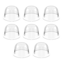 White Freestanding Plastic Hat Stands - 8Pcs Hat Rack Display for Hat Owners & Collectors