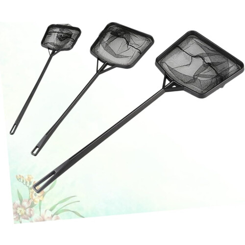 Fish Net Set 3 Pieces Long Handle Mesh for Betta Fish Aquarium 2