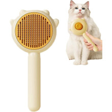 Magic Pet Comb Pet Hair Cleaning Brush Cat Grooming Brush for Long/Short Hair