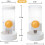Pet Hanging Automatic Feeders Drinking Bowls 40oz, Auto Gravity Pet Feeding Water Set 3
