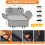 Dog Car Seat Cover for Back Seat Cat Mat Scratchproof 5