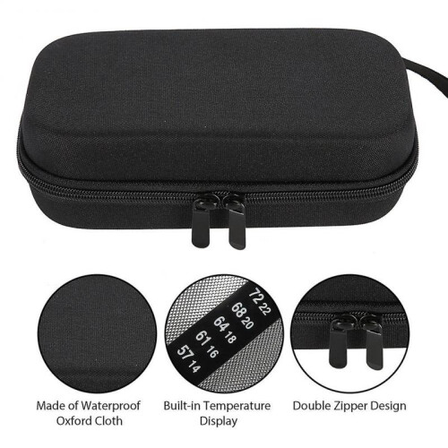 EVA Insulin Pen Case Cooling Protector Bag Pouch Cooler Travel Diabetic Pocket Black 2