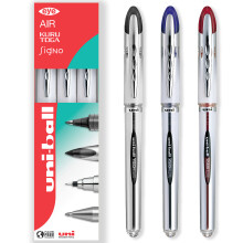 (Mixed, Pack of 3) uni-ball UB-200 Vision Elite Rollerball Pen - 0.8mm