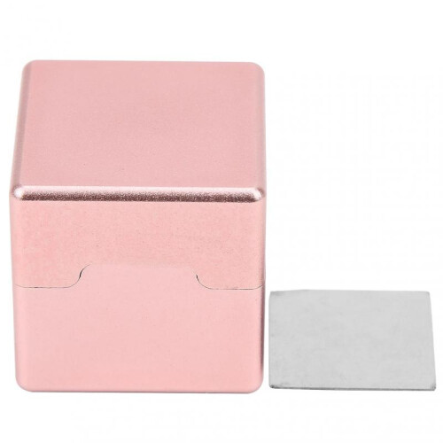 Aluminum Alloy Pocket Billiard Cue Tip Chalk Holder Pool Table Stick Chalks Carrier Case