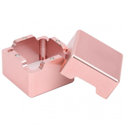 Aluminum Alloy Pocket Billiard Cue Tip Chalk Holder Pool Table Stick Chalks Carrier Case 1