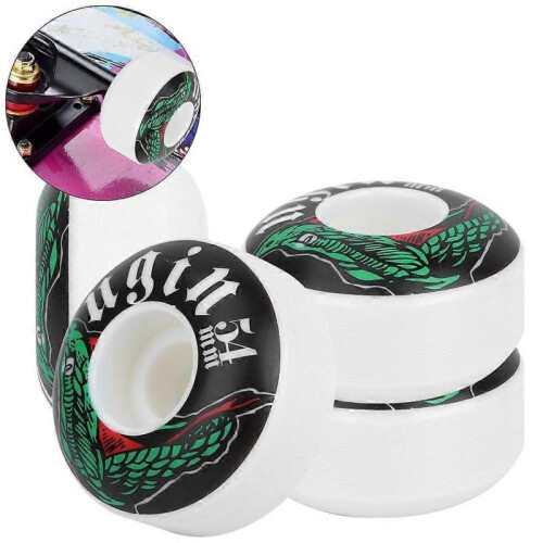 4 pcs 54*32MM PU Road Skate Long Board Wheel High Strength Skateboard Wheels 1