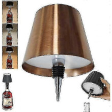 (Champagne) Rechargeable Wireless Bottle Lamp - 3 Color LED Lights for Wine Bottles, Bars & Restaurants