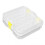 16pcs/box Plastic Denture Tooth Box with Film Transparent Dental Supply Denture Storage Box 1