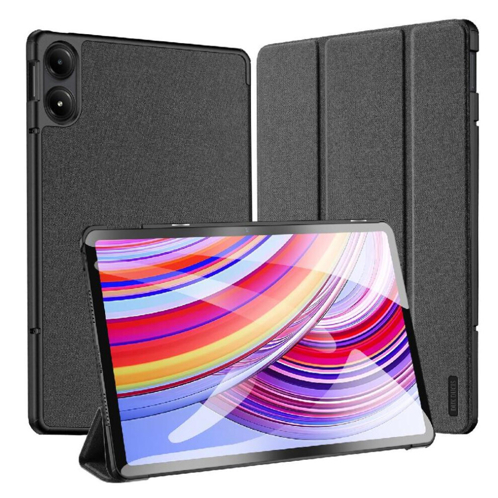 (Black) Case For Xiaomi Redmi Pad Pro 12.1 Auto Wake Sleep Pu Leather Stylus Holder Black 764563065134