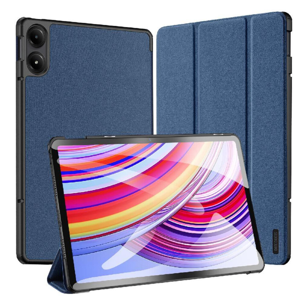 (Blue) Case For Xiaomi Redmi Pad Pro 12.1 Auto Wake Sleep Pu Leather Stylus Holder Blue 764563065141