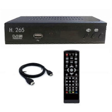 DVB-T2 HEVC H.265 Digital TV Tuner USB Receiver 1080P HD Decoder Set Top Box with EU Plug