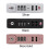 (black) Weatherproof 3 Digit TSA007 Combination Lock - TSA Approved Security Code Lock for Travel & Customs 3