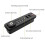 (black) Weatherproof 3 Digit TSA007 Combination Lock - TSA Approved Security Code Lock for Travel & Customs 5