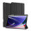 (Black) Case for Samsung Galaxy Tab S10 Plus Auto Wake Sleep Stylus Holder Pu Leather 7