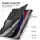 (Black) Case for Samsung Galaxy Tab S10 Plus Auto Wake Sleep Stylus Holder Pu Leather 5