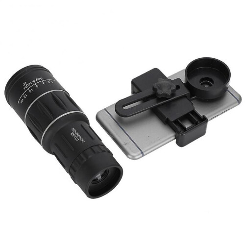 Waterproof HD Camera Lens Monocular Telescope with Phone Holder - 16X Zoom 1