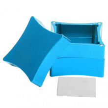 3cm/1.2in Aluminium Chalk Holder Clip Carrier Case with Strong Magnetic Snooker AccessoriesBlue