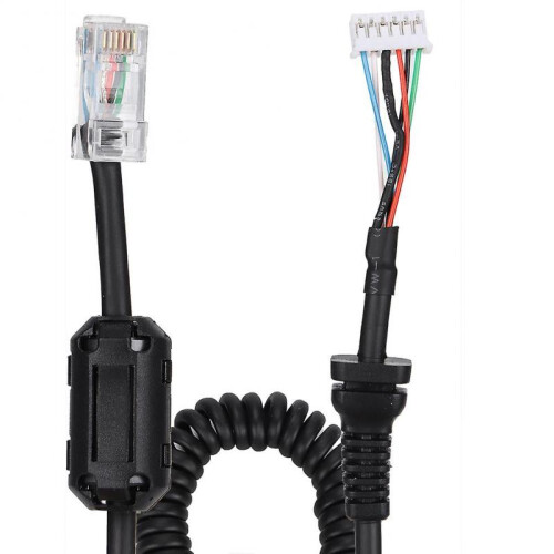 Improved Version: Magnetic Ring Accessories for Upgraded YAESU 6-Pin Hand Microphone Cable 1