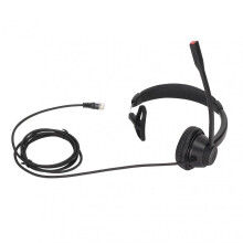 Business Headset with Noise Cancelling Mic for RJ9 Telephone Landline Customer Service