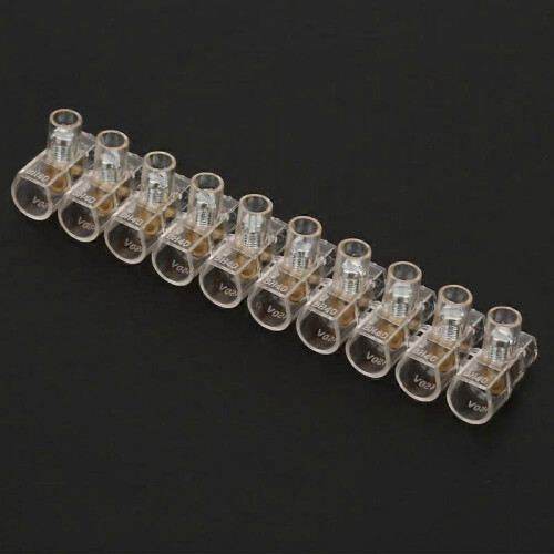 1pcs Barrier Screw Connector Strip Terminal Blocks Electrical Wire Terminal Connector(BH40-10P) 1