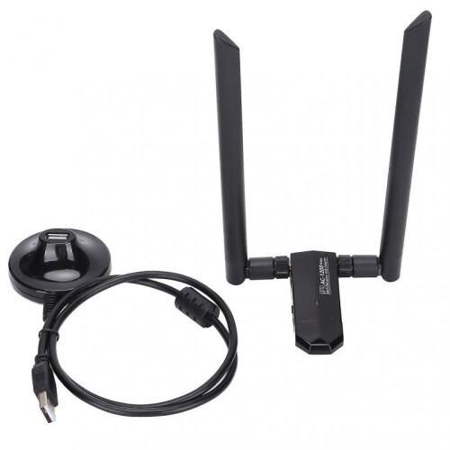 1200Mbps Long Range Dual Band Wireless USB WiFi Adapter for PC Desktop 2