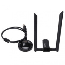 1200Mbps Long Range Dual Band Wireless USB WiFi Adapter for PC Desktop