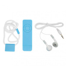 Mini Music Player with Lossless Sound, 64GB Support, Ideal for Students, Running, and Travel (Blue)
