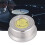 Silver LP Vinyl Disc Record Stabilizer Clamp with Bubble Level and Speed Detection (50/60Hz) 3