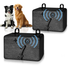 Anti Barking Device for Dogs, Ultrasonic Dog Bark Deterrent with 3 Modes – 50ft Range, – Safe for Indoor Outdoor Use (2 Pack)