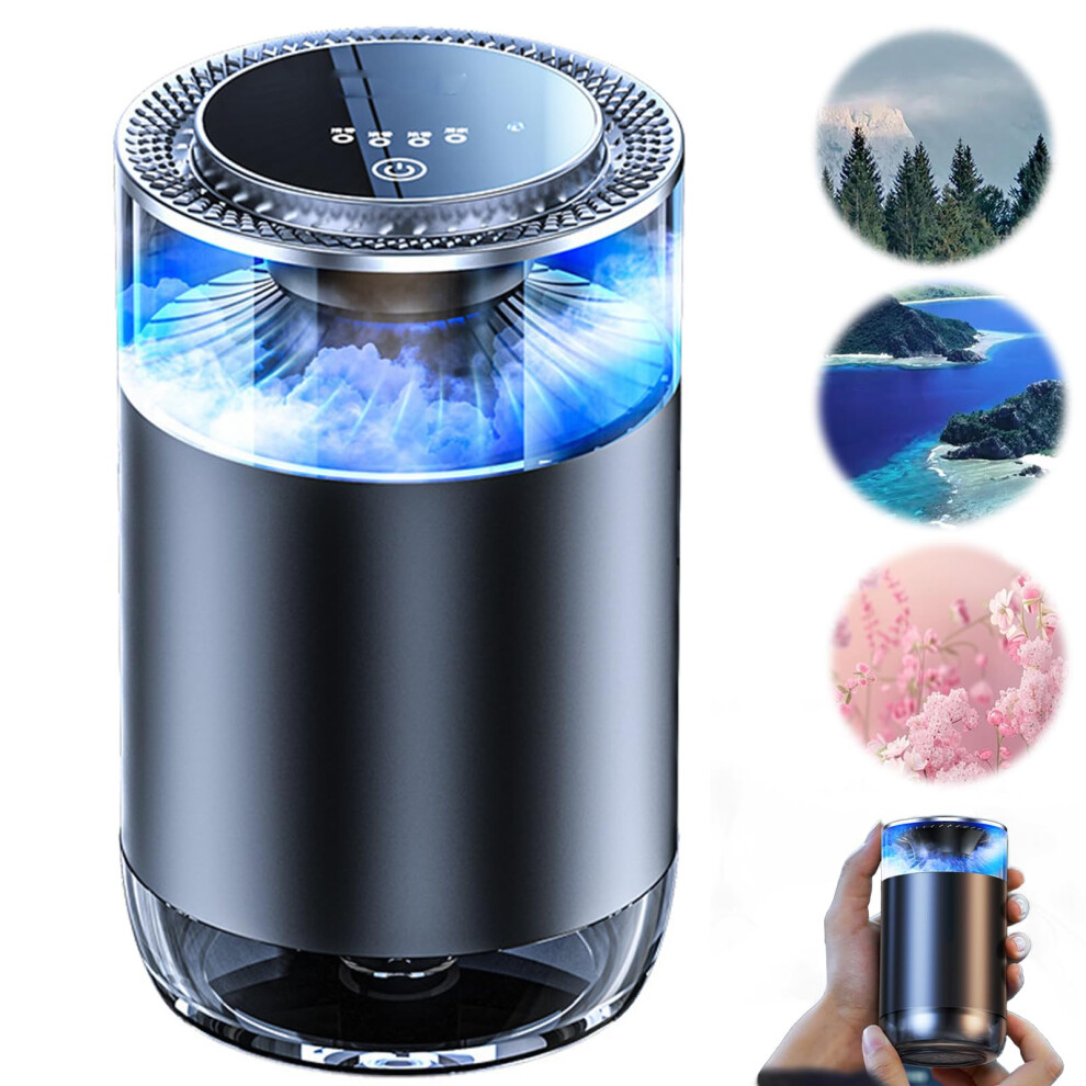 Spray Car Aromatherapy Diffuser Air Freshener, Smart Car Air Freshener, Rechargeable (Holiday Breeze) 943784987016