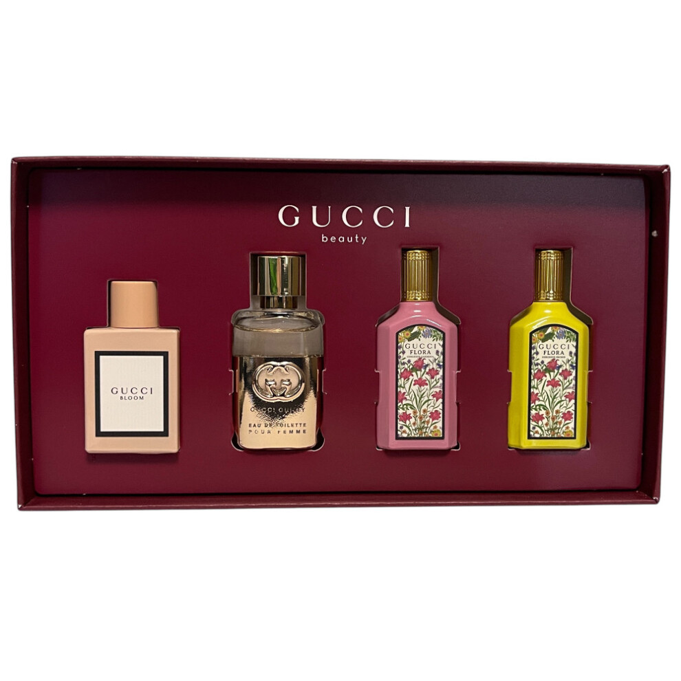 Gucci 4x 5ml 3x EDP 1x EDT Miniature Gift Set