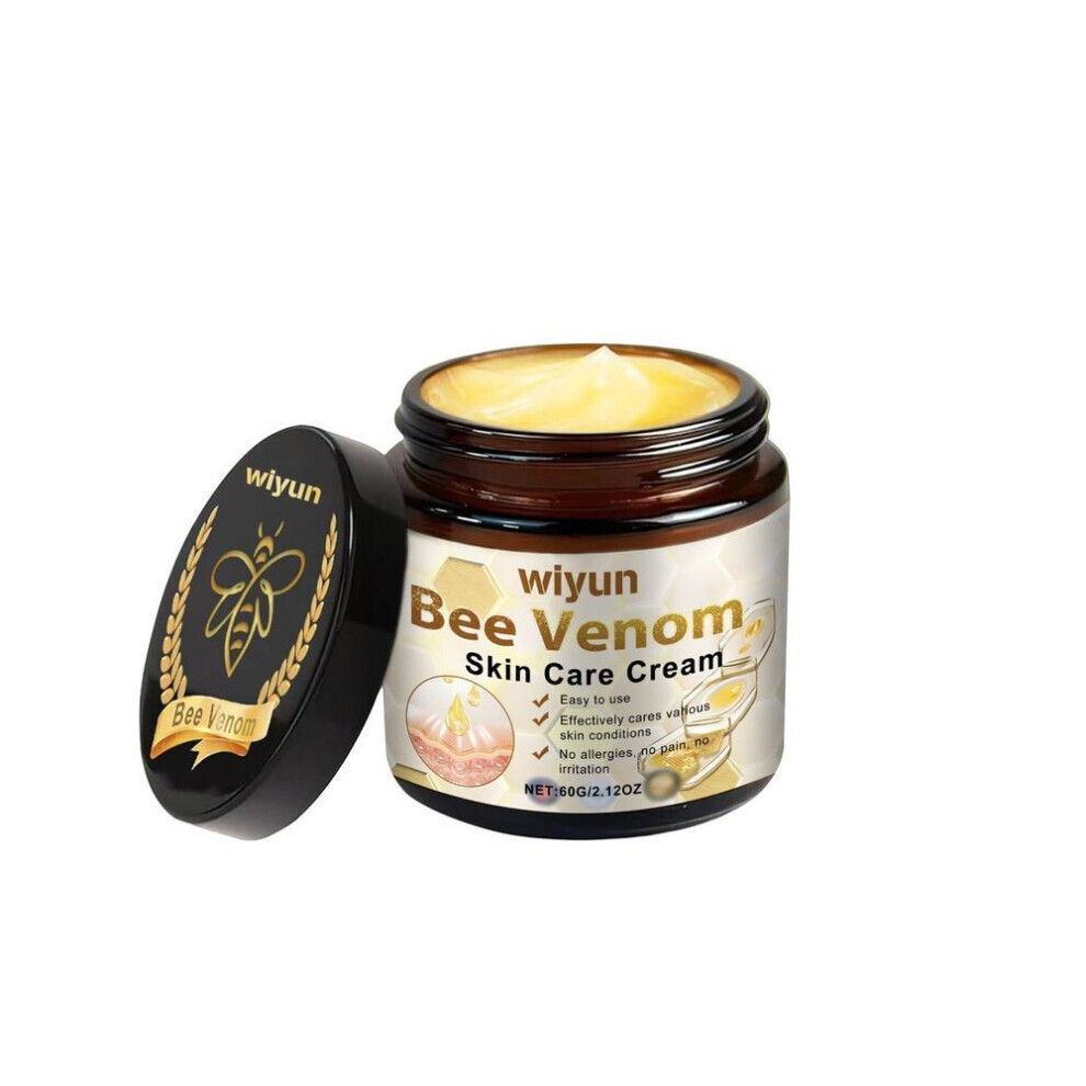 (1PCS) 60g Bee Venom Skin Care Cream Natural Herbal Moisturizing Face Cream Anti-aging Soothing Treatment Nourishing Facial Repair Cream