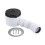 McAlpine McAlpine 3 Pin Shower Trap + Flex Adaptor - Matt Black 1