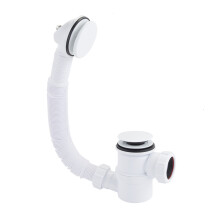 McAlpine Bath Trap Waste & O/Flow - Gloss White