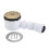 McAlpine McAlpine 3 Pin Shower Trap + Flex Adaptor - Brushed Brass 1