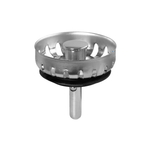 McAlpine McAlpine 50mm Kitchen Sink Basket Waste Strainer Plug Stainless Steel MBSKTOP