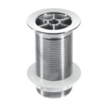 McALPINE 1.25" Urinal Waste 60mm Flange CP Plastic CWU1A