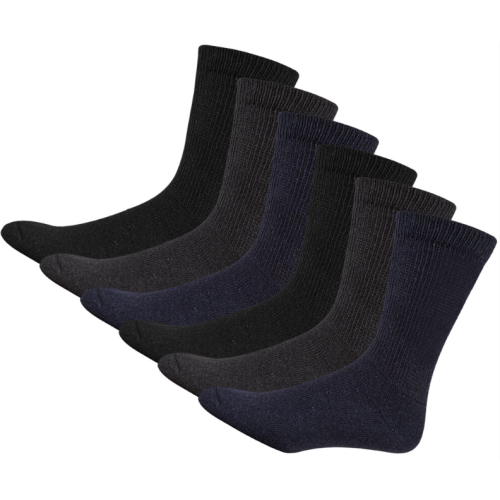 (6 Pack) Mens Socks Extra Wide Fit Diabetic Socks