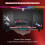 Gaming Desk Computer Gaming Table w/ Mouse Pad Cup Holder & Headphone Hook Black 2