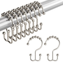 12 PCS Rust-Resistant Shower Hooks