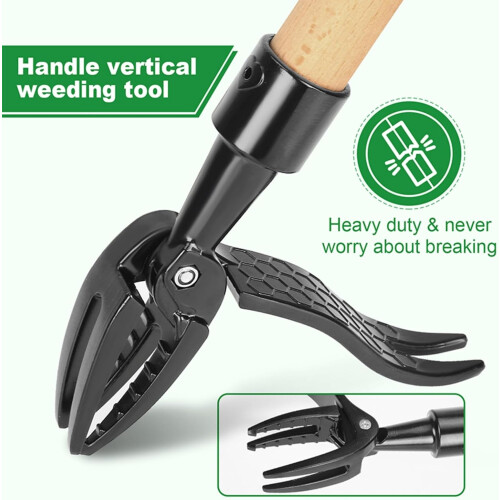 Stand Up Weed Puller with Shovel 1