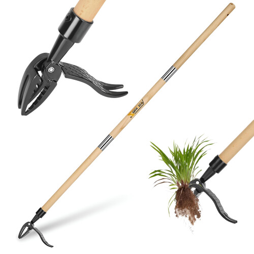 Stand Up Weed Puller with Shovel