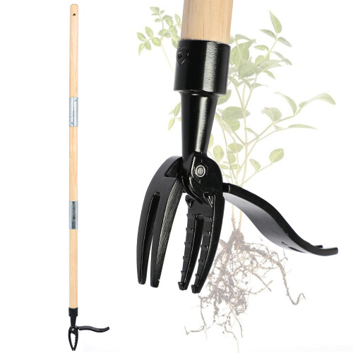 Manual Weeder with Wood Handle