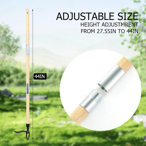 Manual Weeder with Wood Handle 2