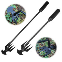 Weed Puller Tool, 4 Teeths Dual Purpose