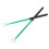 2 Pcs Green Timpani Mallet Alloy Handle Soft Wool Head 9