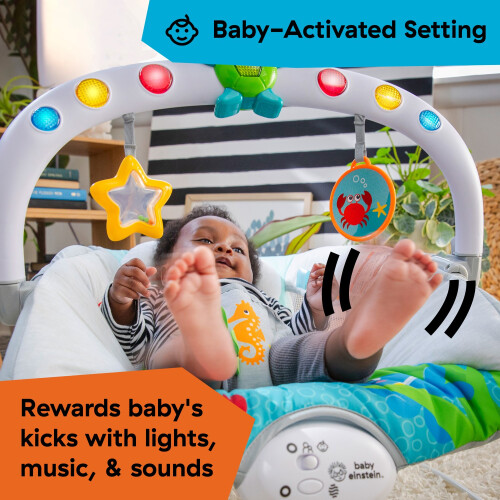 baby einstein BABY EINSTEIN Babyschaukel Neptune - Ozeanentdecker, 15 Melodien, Lichter, Vibrationen 2