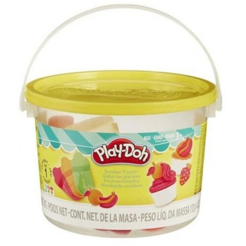 Play-Doh Play-Doh Mini Balde Sundae Treets Moldable Doh - Hasbro