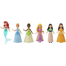 Disney Princess Celebration Dolls Set of 6 Posable Figures and Outfits New Toys