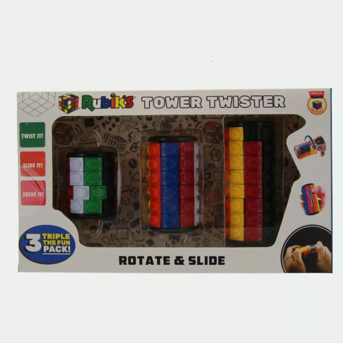Rubik?s Tower Twister Puzzle Triple Pack